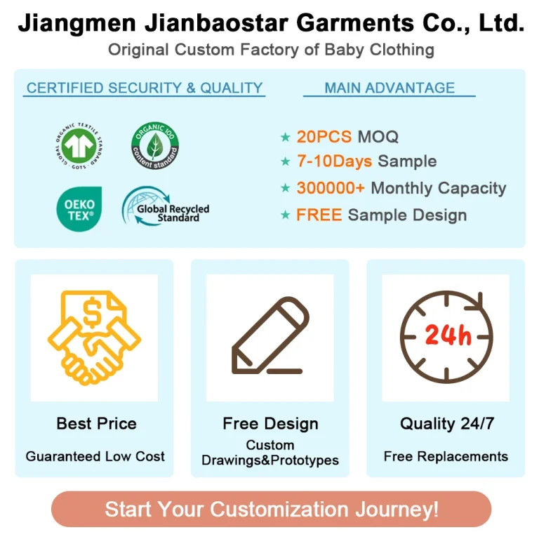 Mass Production Bamboo Day Wear For Kids Custom Print Bespoke Suppliers Scalable Solutions