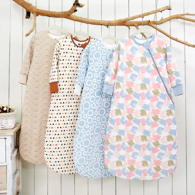 New Design High Quality Infants & Toddlers Baby Zipper Style Customized Printed Soft Fabric Sleeping Sack Baby Sleeping Bags
