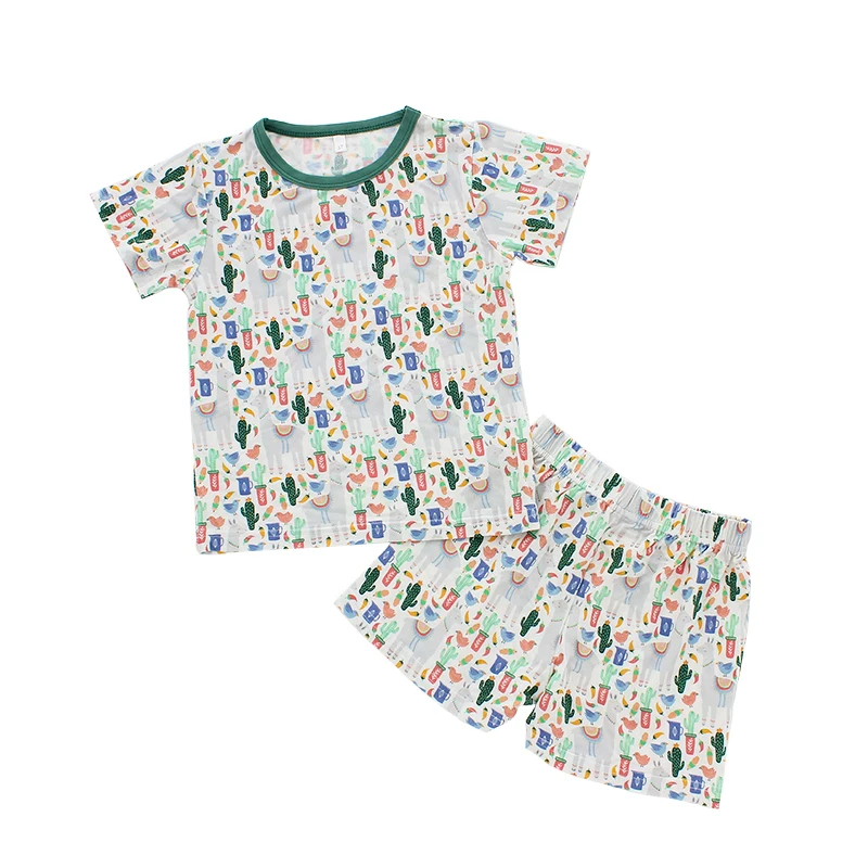 High Quality Wholesale Custom 100% Cotton New Design Summer Short Sleeves Baby Clothing Sets Baby Rompers