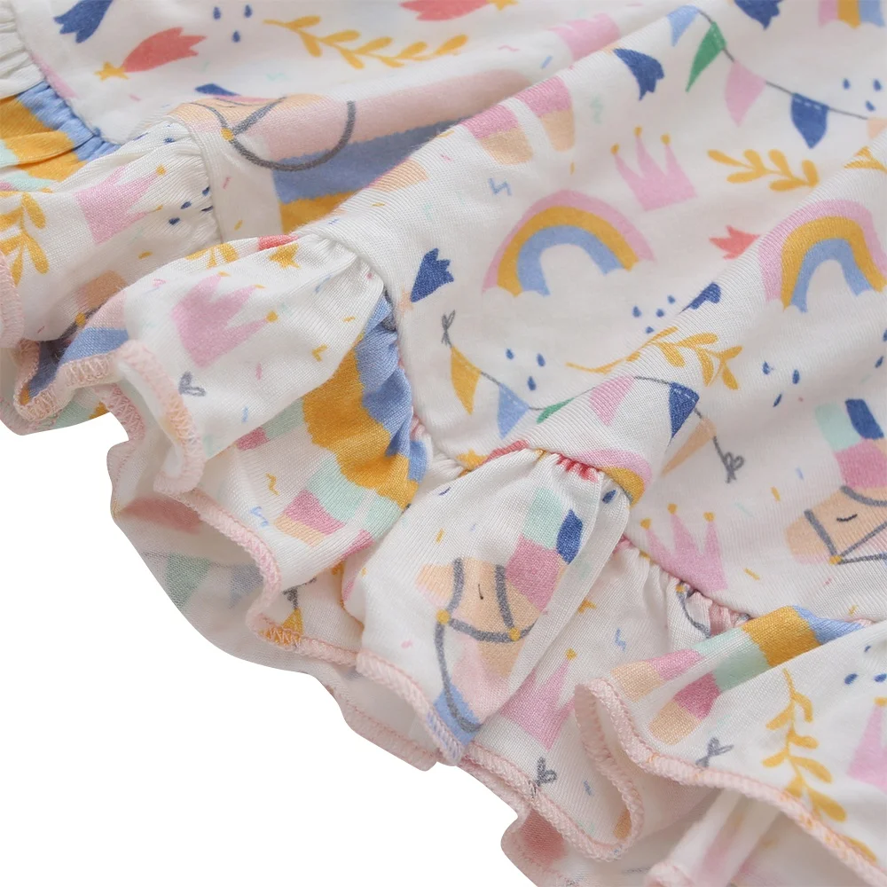 New Summer Clothing High Quality Baby Twirl Dress Custom Printed Girls Frock Design Party Dress for Toddlers OEM Service - Image 5