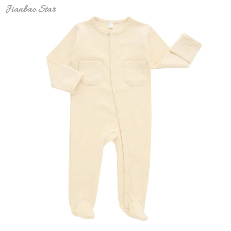 Unisex Babies' Footed Jumpsuit Baby Sleep and Play Suits