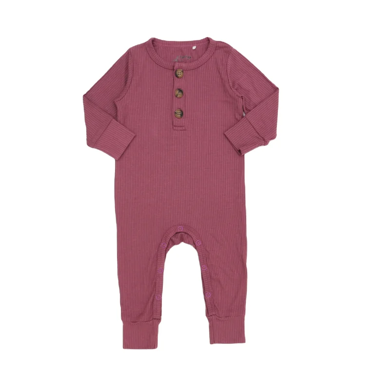 Waffle Fabric High Quality Custom Printing Baby Romper New Design Wholesale Superior Button Knitted Baby Clothes ODM Supply