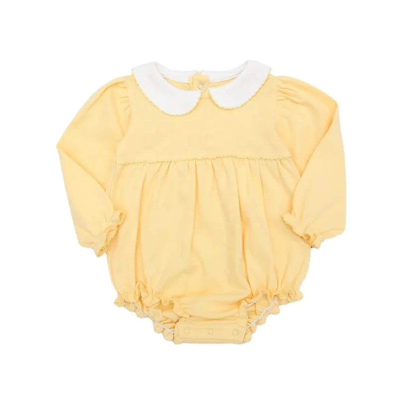 Hot Sale Soft Bamboo Viscose  Baby Jumpsuit Pajamas Newborn Sleepers Rompers Button Closure Infant Clothes