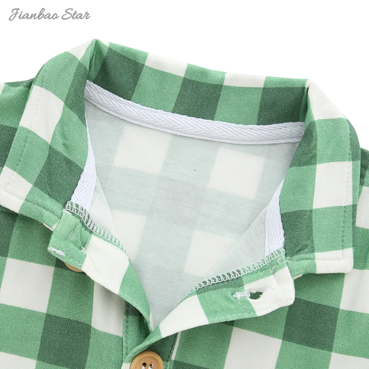 New Release Polo Short Sleeve Shirt with Pocket Shorts Bamboo Spandex Cotton Fabric Soft Clothing Set Summer Boys Outgoing Suit - Image 4