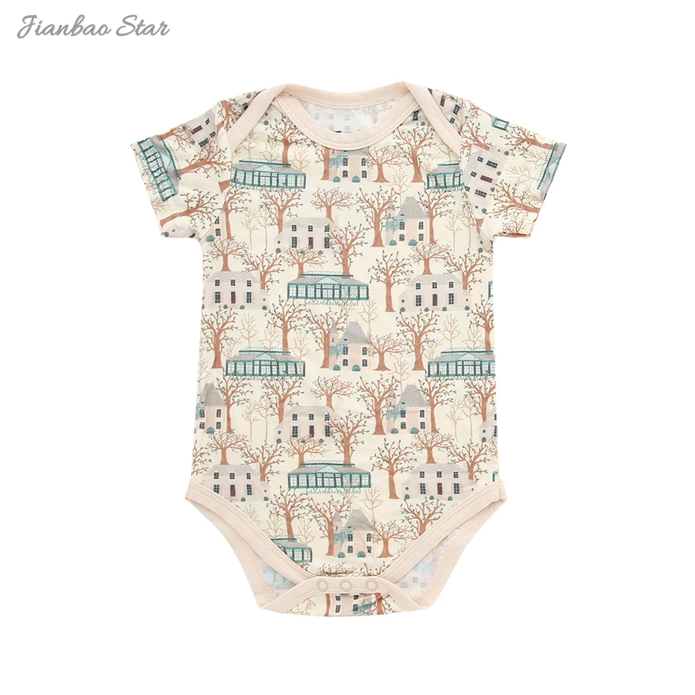 NEW HOT 95% Bamboo 5% Spandex Baby Summer Clothing 0-24 Months Baby Suits & Soft Texture Romper - Image 3