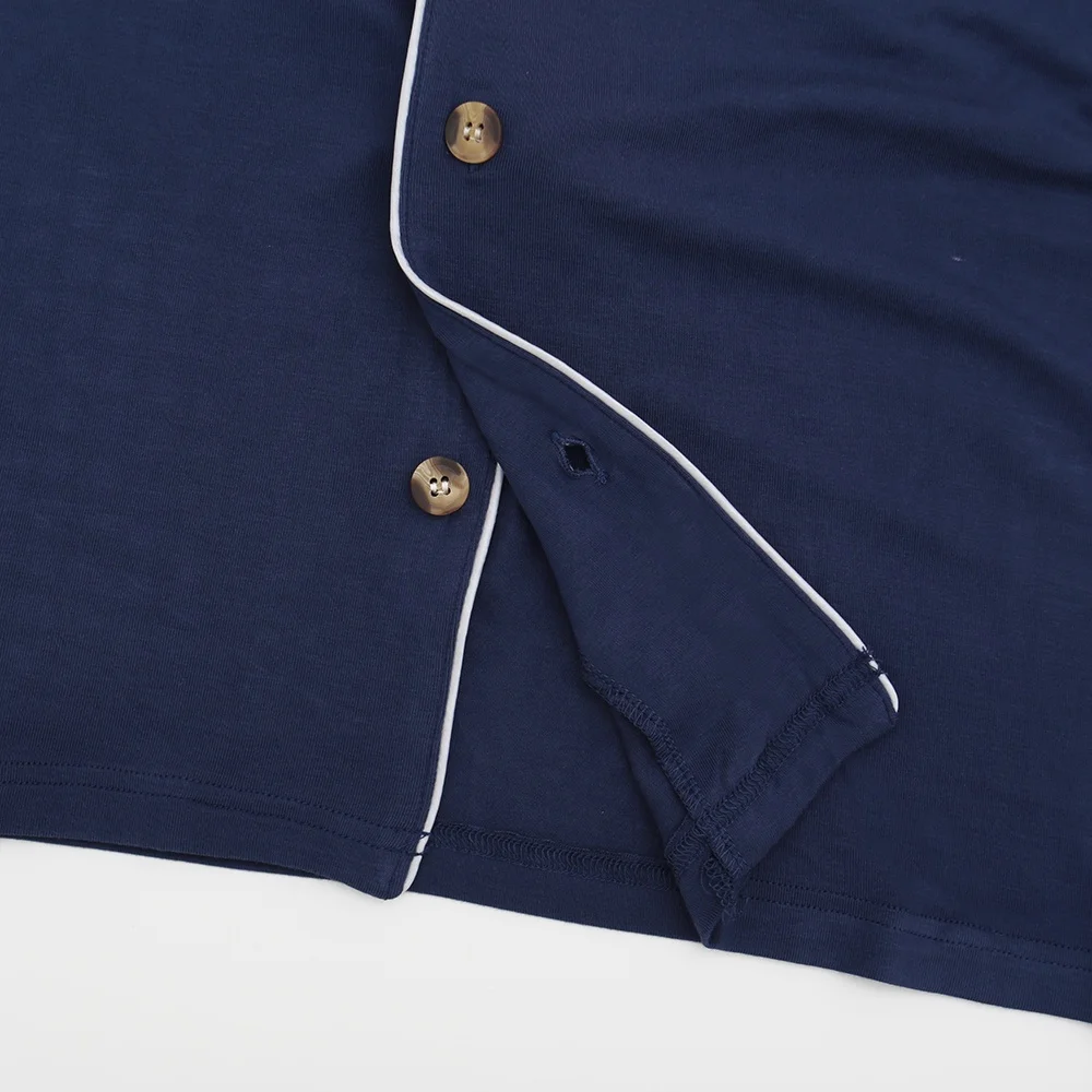 Direct Factory Custom-Printed Lady Pajama Set Extra Soft Breathable Bamboo Women's Sleepwear Elastic Night Wear Set - Image 4