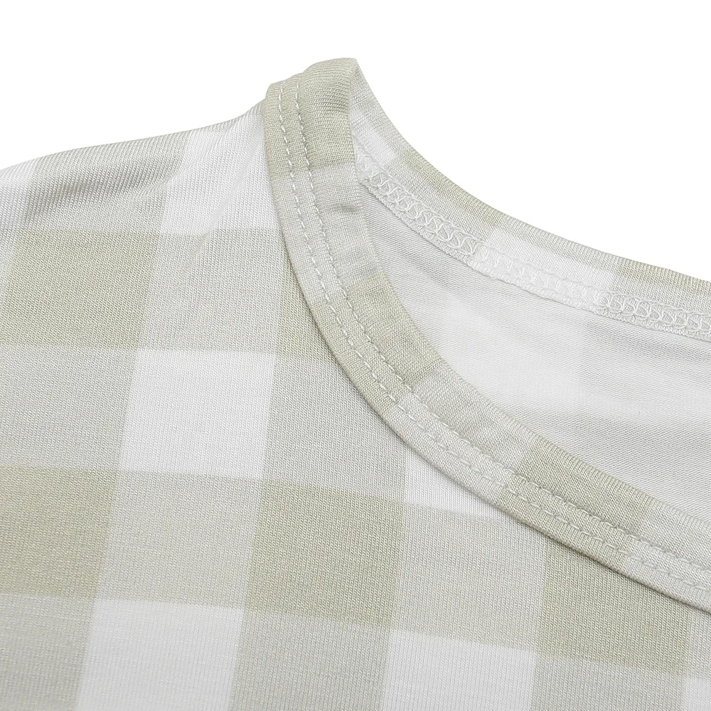 New Arrive 95% Bamboo Viscose Popular Style Night Dress with Buttons for Home Use Breathable Men's Sleepwear Set - Image 3