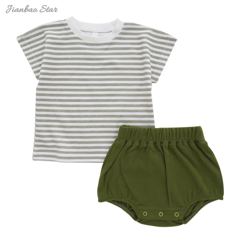 Skin Care Bamboo Viscose Baby Clothes Sets OEM Sample Available Toddler Boys Summer Clothing Sets