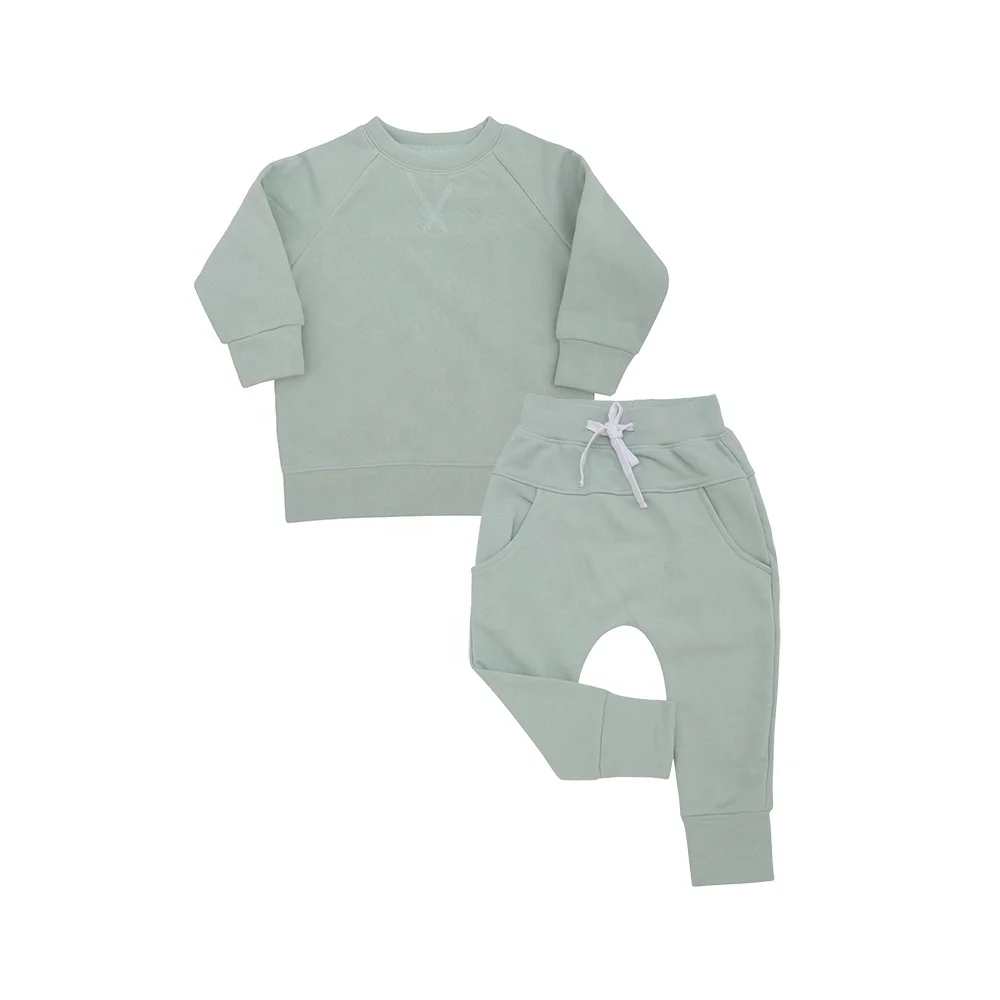 Boys' Long Sleeve Knitted Baby Hoodies and Jogger Pants Set Fashionable Spring and Fall Clothing Pullover Closure for Kids - Image 2