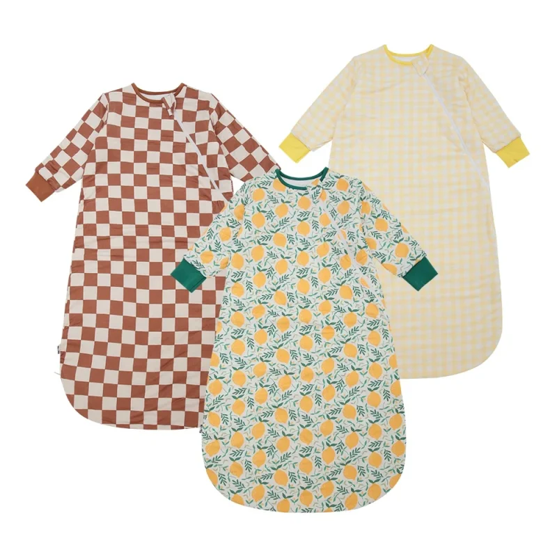 Hot Sale OEM Custom Bamboo Fabric Comfortable Wearable Zippered Sleeping Bag for Unisex Baby Sleeping Bag