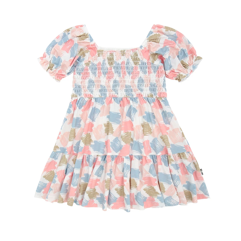 Adorable toddler in goose-themed bamboo pajamas, perfect for B2B wholesale retailers seeking eco-friendly, soft, and stylish children's apparel.