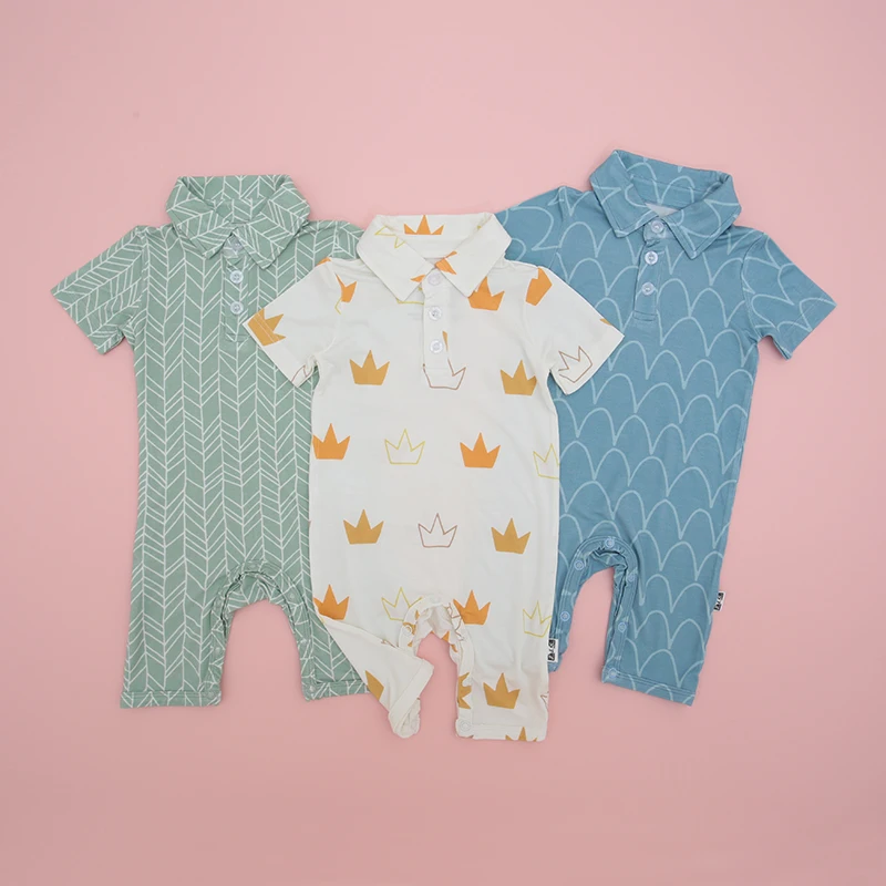 New Design Knitted Baby Boy Spring Clothes Romper Outsuit High Quantity Custom Print OEM Baby Clothes - Image 4