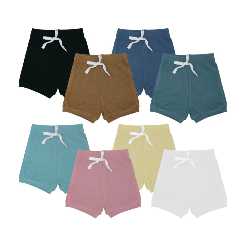 Summer 100% Cotton Kids Short Pants Custom Printing Soft Unisex Toddler Baby Shorts Factory Price Wholesale Baby Rompers