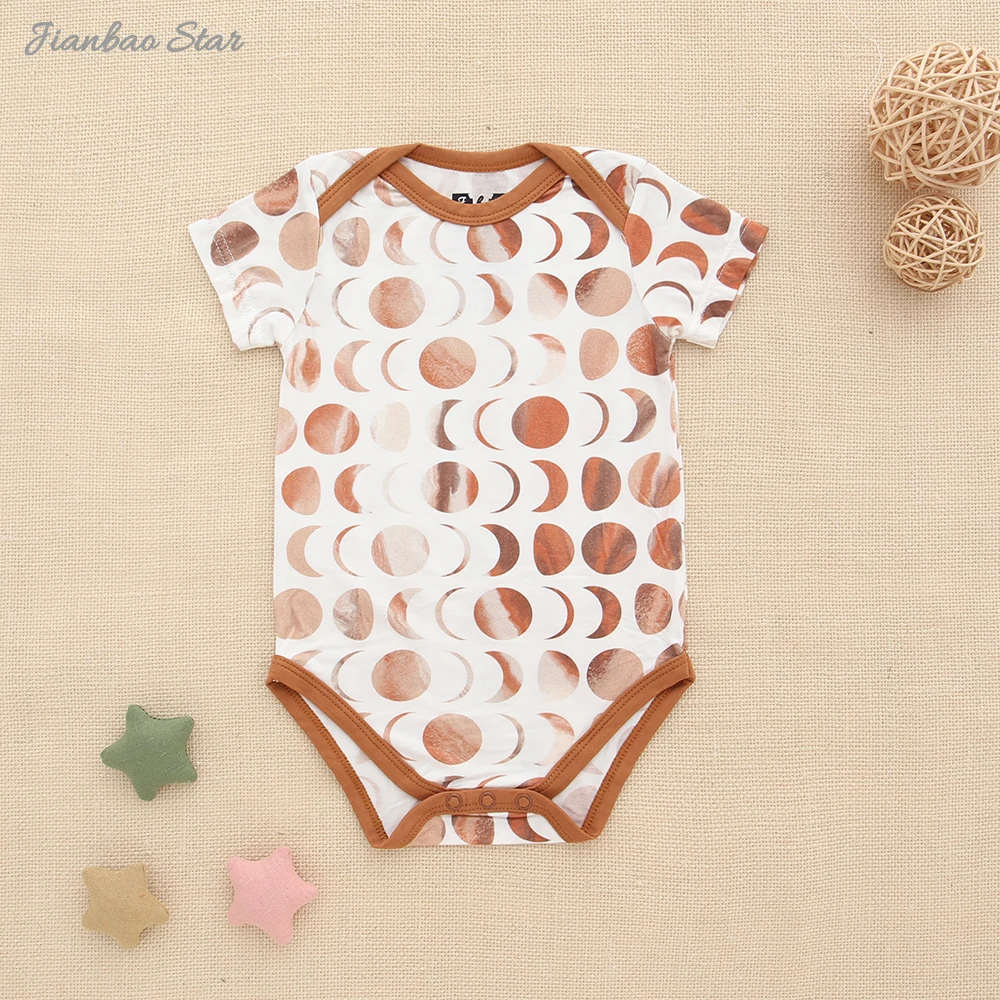 NEW HOT 95% Bamboo 5% Spandex Baby Summer Clothing 0-24 Months Baby Suits & Soft Texture Romper - Image 4