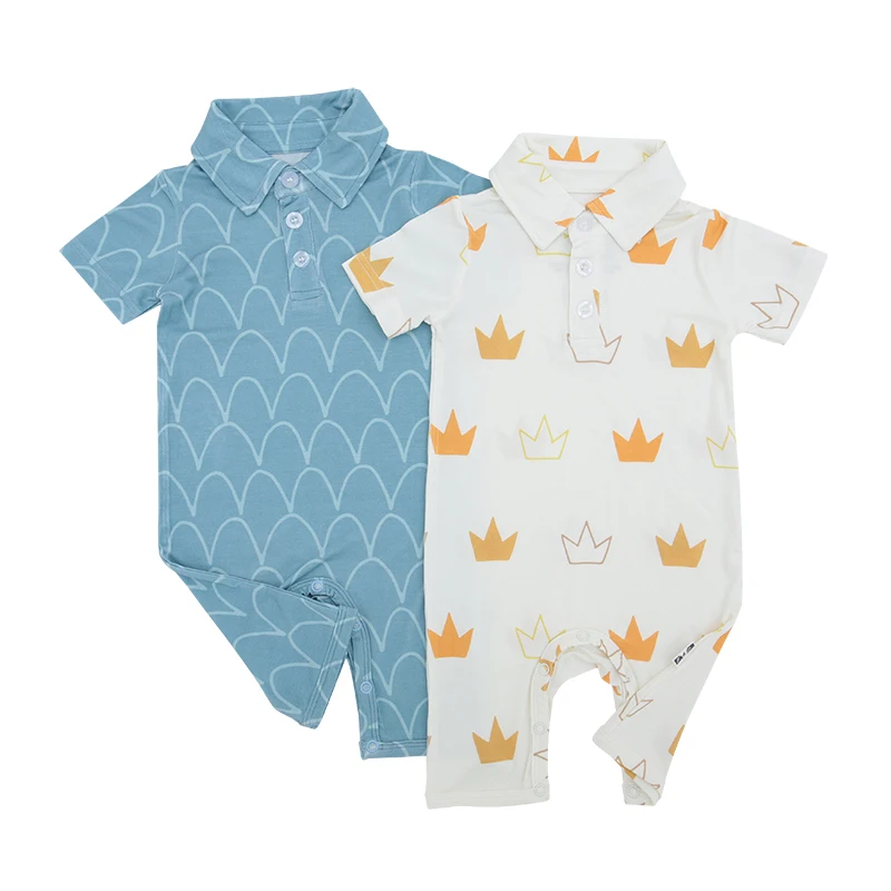 New Design Knitted Baby Boy Spring Clothes Romper Outsuit High Quantity Custom Print OEM Baby Clothes - Image 3