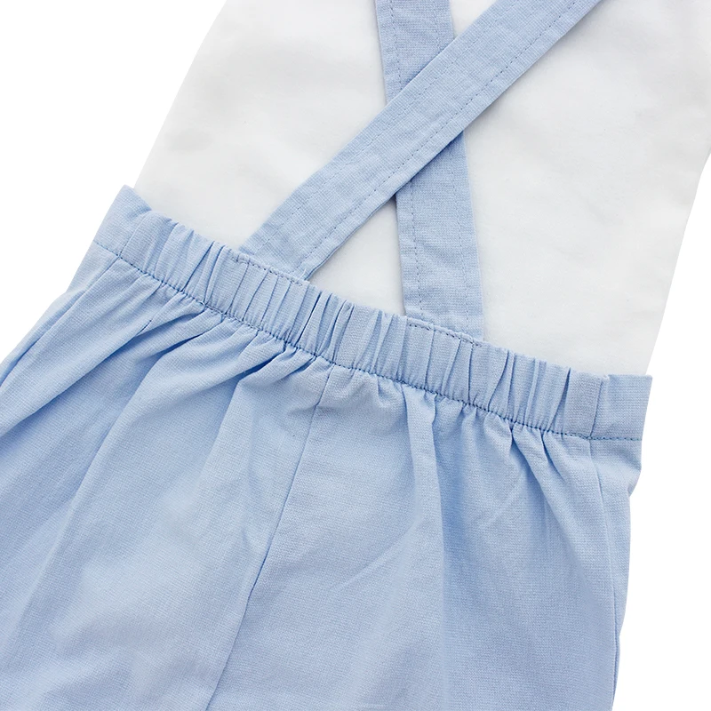 Hot Sale Baby Clothing Sets Short Sleeve Jacket Suspenders Dresses Boys and Girls Baby Jumpsuit Romper Set - Image 5